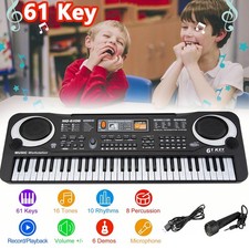 61 Tasten Digital Elektrische Tastatur Klavier Keyboard Klaviertastatur E-Piano