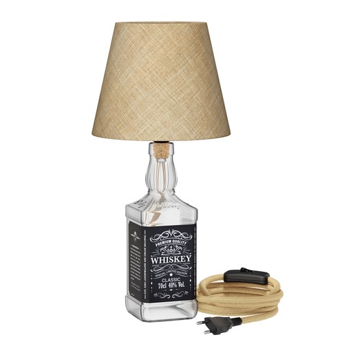 Tischlampe flako hanfkabel - tischlampe, flako,