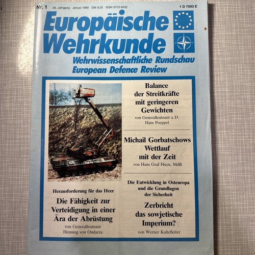 Europäische wehrkunde 1990 - europäische, 01/1990