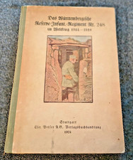 Regimentsgeschichte "Württbembergische  Reserve-Inf. Regiment Nr. 248"