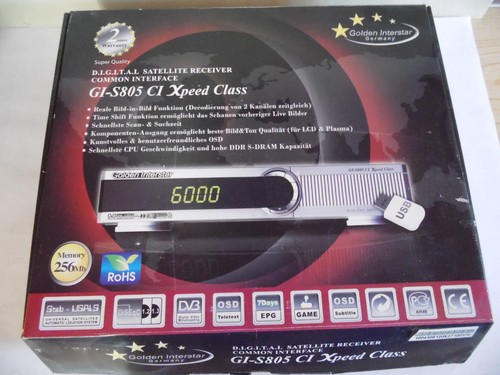 Sat receiver golden interstar - receiver,