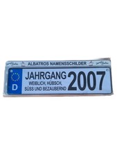 Albatros Blechschild