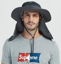 Damen Herren Sonnenhut Mit Nackenschutz Mütze Anglerhut Regenschirm Fischer Hut~
