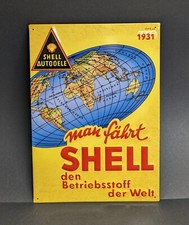 Shell Blechschild  / 21 x 29,5