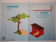 Playmobil Bauanleitung 6134 Golden Retriever A6 ,4 Seiten