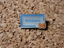  Pin Button Windows 98 Wappen Logo Anstecker aus Pinsammlung Konvolut