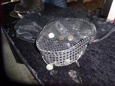 Haremshut mit Schleier schwarz