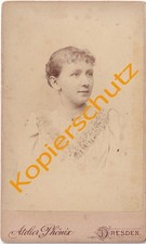 Orig. CDV Foto Fotografie Frau