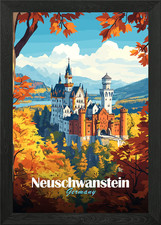 Schloss neuschwanstein poster - schloss,