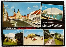 AK Hirschau Monte Kaolino Ski Skifahrer Berg 1955