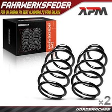 2x Federn Fahrwerksfeder Vorne