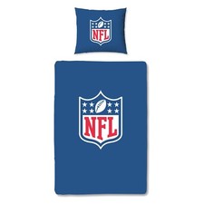 NFL American Football Bettwäsche Set 2 tlg. 80x80 + 135x200 cm 100% Baumwolle
