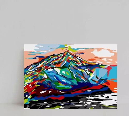 Poster kunstdruck berg - kunstdruck,