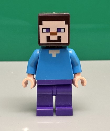 Lego steve mit dunkelvioletten - lego,