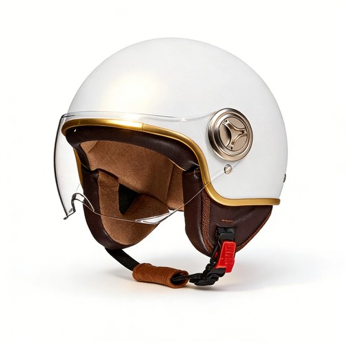 Retro unisex rollerhelm - retro,