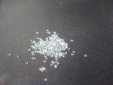 25 echte weisse rund geschliffene Topas, white Topaz round diamond cut ca 2 mm