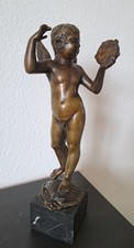 Antike Skulptur Bronze Putto