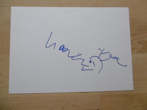 Udo lindenberg autogramm - udo,