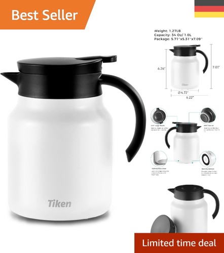 Elegante kaffeekanne aus - 1l,
