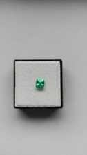 Smaragd 1,19 ct Kolumbien  mit hervorragende Brillianz Augenklappe
