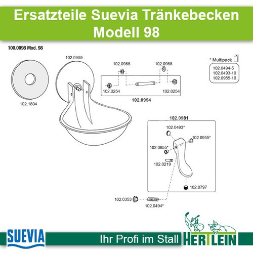 Ersatzteile für suevia - ersatzteile,
