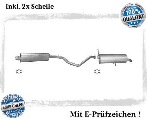 Auspuffanlage für peugeot - für,