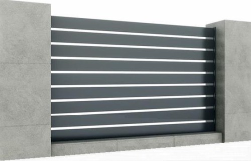 Aluminium sichtschutzzaun - aluminium,