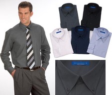 Uni Hemd Button Down Qualityshirts Gr. 39 - 54 (M-6XL)