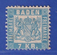 Baden 1871 Wappen 7 Kreuzer