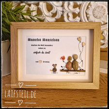 Steinbild "Manche Menschen.."