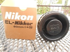 Nikon EL-Nikkor 1:4 f=50 Vergrößerungsobjektiv