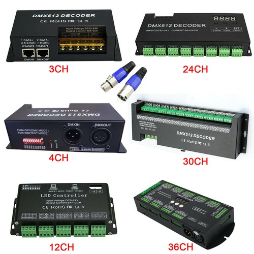 Dmx 512 led decoder - led, controller