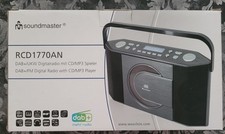 Soundmaster RCD1770AN DAB+/UKW Digitalradio, CD/MP3 Spieler Radio