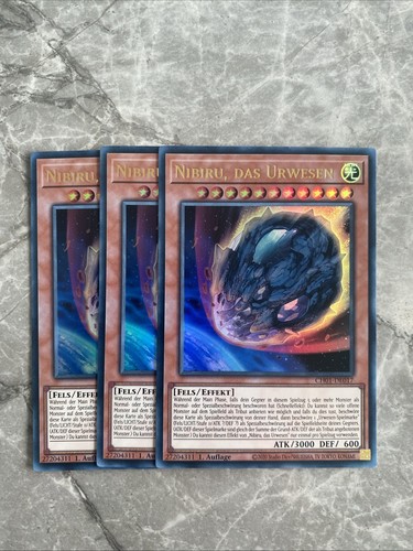 Yugioh playset nibiru - 3x,
