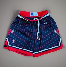 Shorts Champion Air Jordan Chicago Bulls NBA Trikot Basketball Jersey 1 4  XL L
