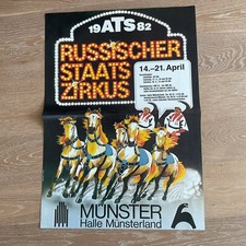 Russischer Staatscircus 1982     Circus Zirkus Circo Cirque Cirkus Plakat Poster