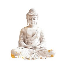 4x Sticker Buddha Car Sticker