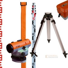 Nivellier Set NEDO F32 Nivelliergerät mit Stativ u. Meßlatte, Nivilier, Nivelier
