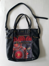 Desigual Tasche schwarz rot