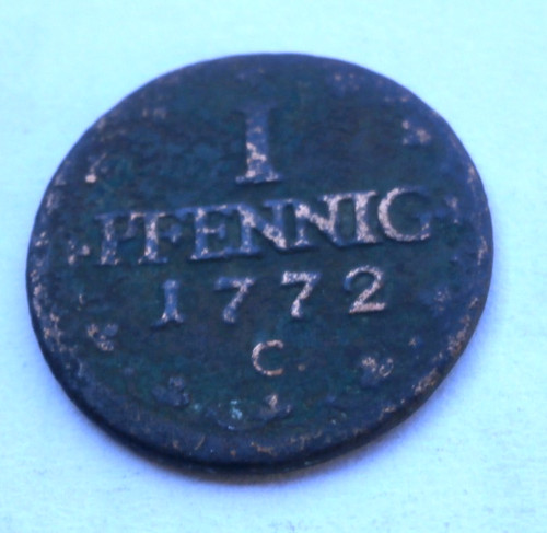 Münze pfennig 1772 c - -,