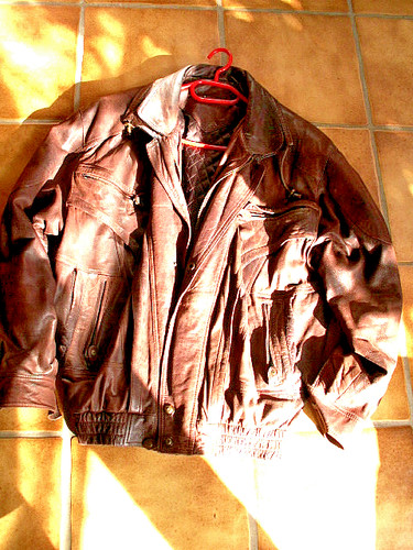 Herren echtlederjacke 52 - herren, gr.