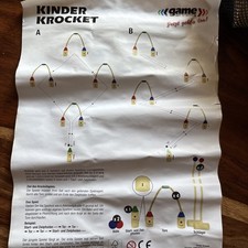 Kinder Krocket Holz Spiel Für