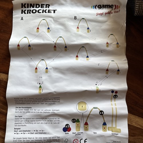 Kinder krocket holz spiel für - holz,