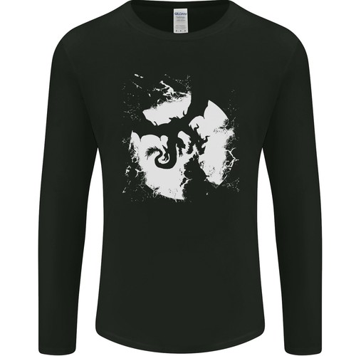 Drachen vollmond silhouette - drachen,