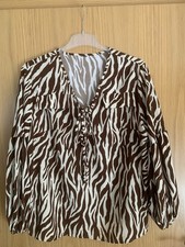 Damen Tunika Bluse Animal