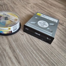 ASUS BW-16D1HT Silent Blu-ray-Brenner - Schwarz (90DD0200-B30000) inkl. DVD+R Ro