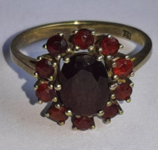 Granatring 333 Gold 8K