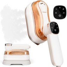 Reisebügeleisen Tragbar Hand Wäsche Dampfgarer für Faltenfrei Weiß 