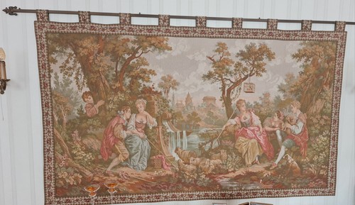 Wandteppich gobelin antik mit - wandteppich/gobelin,