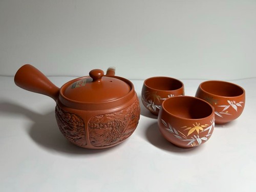 Japanische teekanne kyusu aus - japanische, teekanne/kyusu